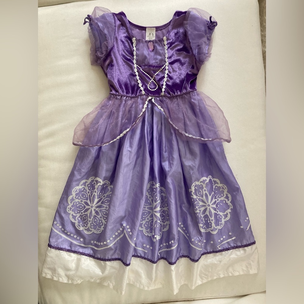 NOT AVAILABLE Princess Sofia costume size 3t-5t medium